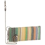 [トリシュ] TORSH チェック生地スナップ付き長財布