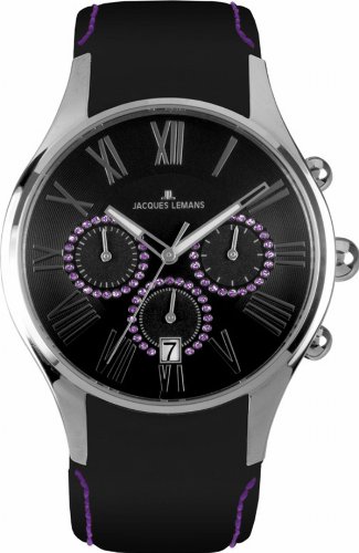 Jacques Lemans La Passion Damen-Armbanduhr Capri Chronograph Leder 1-1606K Preisvergleich
