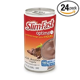 Slim-Fast Optima Ready To Drink Shake, Chocolate Royale, 11-Ounce Cans (Pack of 24)