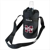 MSU Mississippi State University Water Bottle Holder and Bottle Sport Fitness Workout Gifts and Gift Ideas For Man Men Him Her Women Ladies Runners Joggers Sports OFFICIAL NCAA MERCHANDISE Waterbottle