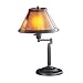 Mission Bronze With Mica Shade Swing Arm Table Lamp