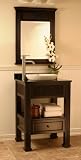 BATHROOM VANITY ~ VESSEL SINK GRANITE TOP MIRROR & FAUCET