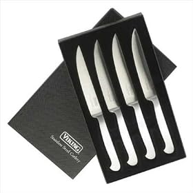 Viking VCOW0102 4 Piece Large Steak Knife Set with Gift Box