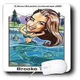 Londons Times Funny Panel Hollywood Cartoons - Brooke Trout, Catch And Don t Release - Mouse Pads