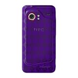 Amzer Luxe Argyle Skin Case for HTC DROID Incredible PB31200 (Purple)
