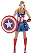 Deluxe Sassy Sexy Captain America Costume