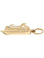 Rembrandt Charms Cruise Ship Charm, 10K Yellow Gold