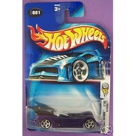 Mattel Hot Wheels 2004 First Editions 1:64 Scale Black Batmobile 1 100 Die Cast Car #001 by Mattel