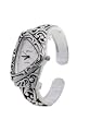 Geneva Platinum Silver Triangular Face Fashion Watch��