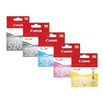IP4600 5 Ink Bundle 520Bk,521Bk,521C,521M,521Y Cartridgepoint Special
