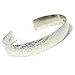 Jewelry : Surround This Woman With Love and Light - Hammered Sterling Silver Cuff Bracelet