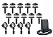 Intermatic LX19414T Malibu Outdoor Lighting Kit with Ten Path Lights, Four FloodLights, and 60-Watt Power Pack, Black