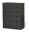 Prepac Black 5-Drawer Chest