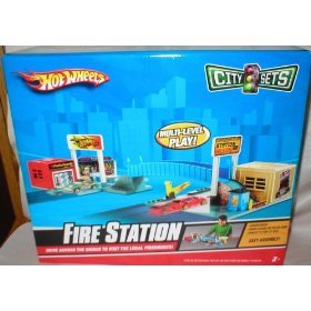 Hot Wheels City Sets Fire Station 41W78NA3X0L. SL500 AA280 Hot Wheels City Sets Fire Station