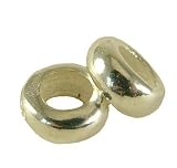PAIR OF 925 SOLID SILVER SMALL PLAIN SPACERS FITS PANDORA TROLL