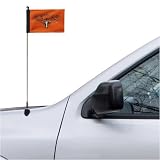 Texas Longhorns Orange Car Antenna Flag