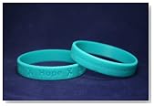 Teal Silicone Bracelets (50 per bag)