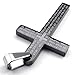 KONOV Jewelry Stainless Steel Mens Lords Prayer Cross Pendant Necklace, Black, 18-26 inch Chain