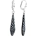 Handcrafted Wild Thing Dichroic Zebra Earrings