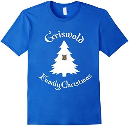 Men's Griswold Family Christmas Vacation Squirrel Tree T Shirt XL Royal Blue