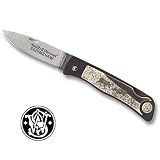 Smith & Wesson Grazing Deer Scrimshaw Folding Knife