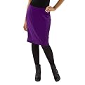 GO International&reg; Ponte Skirt Violet