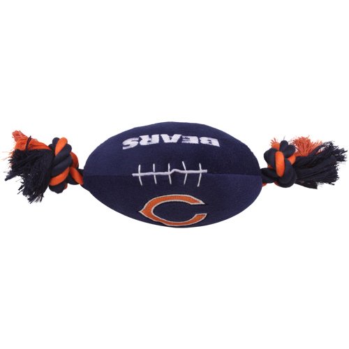 Chicago Bears Pet Football Rope Toy, 6-Inches long