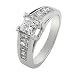 2.00ctw Princess Cut Diamond Platinum Engagement Ring EGL Certified (HI/VS-SI)