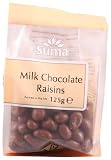 Suma Milk Chocolate Raisins 125 g (Pack of 6)