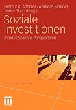 Produkt-Bild: Soziale Investitionen: Interdisziplin&auml;re Perspektiven