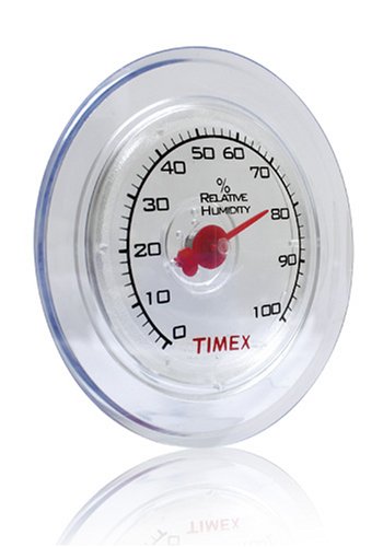 Timex TX1010 4.5-Inch Suction Cup Window Hygrometer