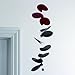 Flensted Mobiles Nursery Mobiles, Turning Leaves, Black, Red