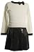 Sweater Skirts - Bonnie Jean Girls 2-6X Sweater with Sequin Trim to Allover Sequin Skirt, Ivory, 4