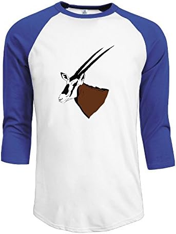 Men's 3/4 Beisa Oryx Sleeve Raglan T-Shirt RoyalBlue XX-Large