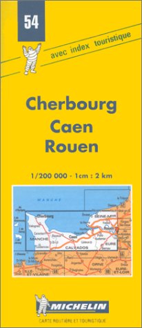 City Travel Guides Discounted  Books : Cherbourg-Caen-Rouen (Michelin Maps)