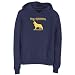 Sweatshirt Woman Navy Blue " Dog Addiction Shiloh Shepherd " Dog