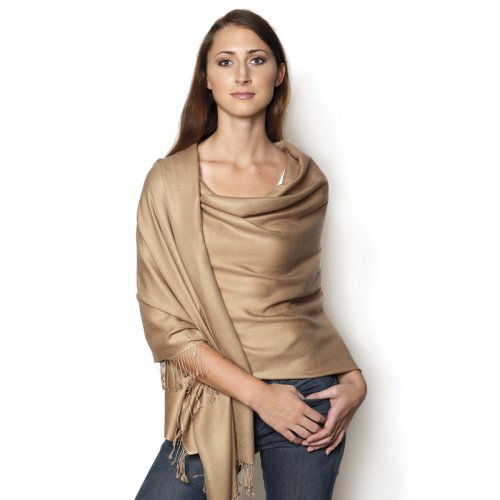 Click here to buy Azuri Classic Cashmere Pashmina Shawl - 110 Colors by Azuri.