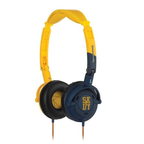 Skullcandy Lowrider On-Ear Headphones - Yellow/Navy