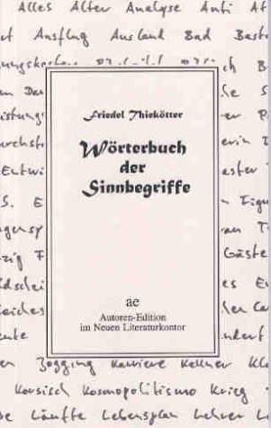 W�rterbuch der Sinnbegriffe