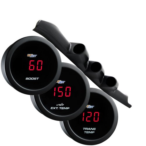 Where to buy GlowShift 9598 GMC Sierra Red Digital Diesel Gauge