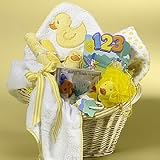 Everything's Just Ducky Bath Time For Baby Gift Basket - Deluxe Extra Large (Large Pictured)