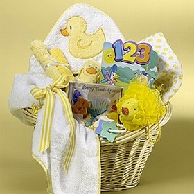 Everything's Just Ducky Bath Time For Baby Gift Basket - Large by Duck