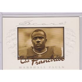 1997 Score Football - The Franchise - Marshall Faulk # 13 of 16