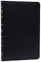 ESV Thinline Bible, Premium Bonded Leather, Black, Black Text