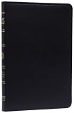 ESV Thinline Bible, Premium Bonded Leather, Black, Red Letter Text