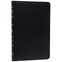 ESV Thinline Bible, Premium Bonded Leather, Black, Black Text