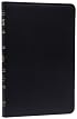 ESV Thinline Bible, Premium Bonded Leather, Black, Red Letter Text