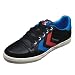 Hummel Men's Stadil Low Sneaker Shoe In Black Leather