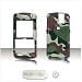 PCMICROSTORE Brand Rim BlackBerry Pearl 8100 PDA Smart Phone Camouflage Design Snap-On Crystal Case Cover with Removable Ratcheting Belt Clip
