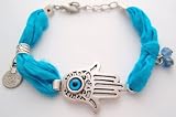 Hamsa Bracelet with Coin and Evil Eye